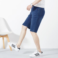 Hodo 红豆 男士短裤牛仔裤 B5蓝色