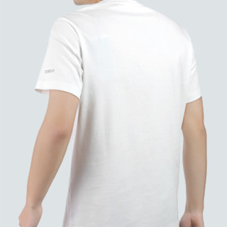 TOREAD 探路者 男士圆领短袖T恤 TAJK81809 白色 XL