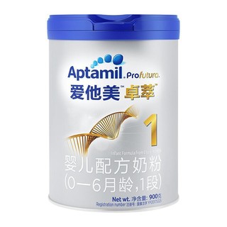 Aptamil 爱他美 卓萃系列 白金版 婴儿奶粉 国行版 1段 900g*2罐