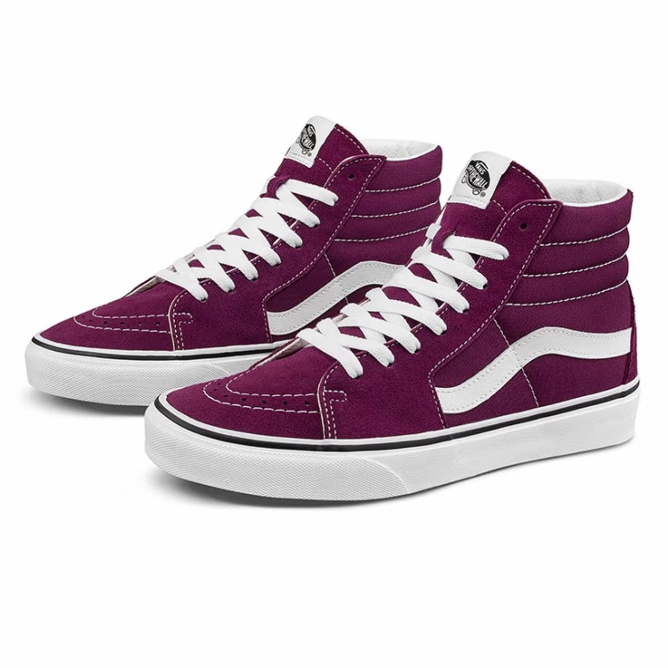 vans 范斯 sk8-hi 高街风葡萄紫 帆布板鞋 vn0a5jmj8bs