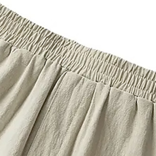 JEANSWEST 真维斯 男士短裤 JR-21-164973 纯色款 米白 XXL