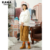 KAMA 卡玛 灯芯绒长裙7420152