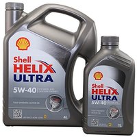 Shell 壳牌 Helix Ultra 超凡灰喜力 5W-40 SN级 全合成机油 4L+1L 德版