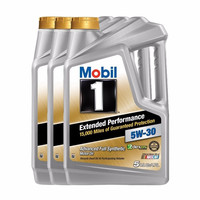 Mobil 美孚 1号系列 EP 5W-30 SN级 全合成机油 4.73L*3 美版