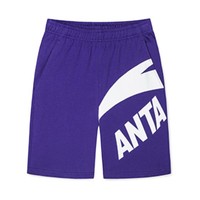 ANTA 安踏  A35028307-4 男童针织五分裤 罗曼紫 150cm