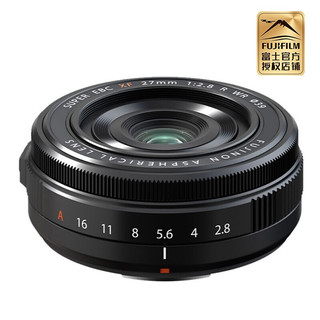 富士（FUJIFILM） 现货 XF 27mm F2.8 R WR二代定焦镜头 上海体验中心实体店 黑色 全新行货