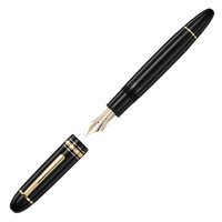 MONTBLANC 万宝龙 钢笔 大班系列 149/115383 黑杆金夹 F尖 单支装