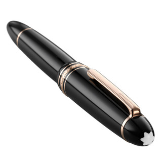 MONTBLANC 万宝龙 钢笔 大班系列 146/112669 黑杆玫瑰金夹 F尖 单支装