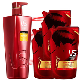 VS 沙宣 修护水养洗发露 750ml+补充装200ml*3