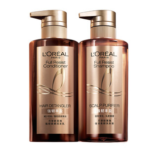 L'OREAL PARIS 巴黎欧莱雅 强韧柔顺洗护套装 (洗发露440ml+润发乳440ml)