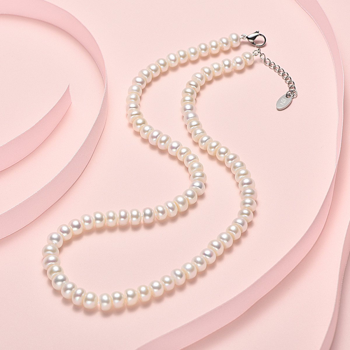京润珍珠 珍心 女士淡水珍珠项链 3131017000893