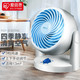 IRIS 爱丽思 空气循环扇 日本家用台式便携风扇 办公室桌面强力空气对流涡轮风扇 蓝色