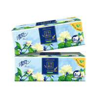 Breeze 清风 花萃臻品系列 抽纸 4层*90抽*2包(190*154mm) 天然无香