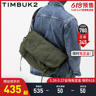 TIMBUK2 天霸 环保料军绿色邮差包街头时尚男休闲运动单肩包斜挎