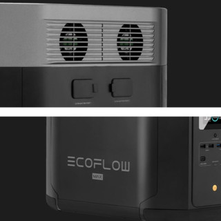 ECOFLOW 德 DELTA 2 Max 移动电源 黑色 2016Wh Type-C 2400W 双向快充