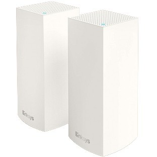 LINKSYS 领势 MX2002 双频3000M 家用Mesh千兆无线路由器 Wi-Fi 6  白色 2个装