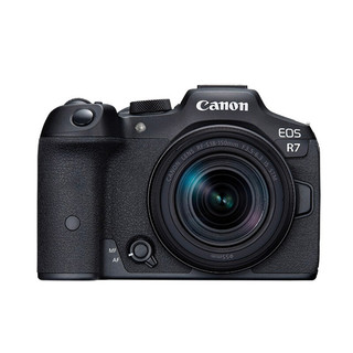 Canon 佳能 EOS R7 APS-C画幅 微单相机 黑色 单机身