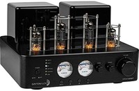 Dayton Audio HTA100BT 混合立体声电子管放大器，带有蓝牙 USB 辅助唱机输入低音炮，输出 100W