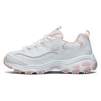 SKECHERS 斯凯奇 D'lites 1.0 女子休闲运动鞋 66666214/WPK 白色/粉红色 35