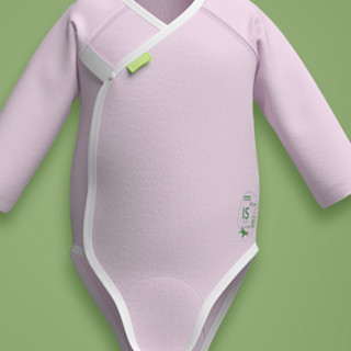 幻曦 小益撕系列 EBTSSB0101 婴儿长袖包屁衣 和襟款 海芋紫 52cm