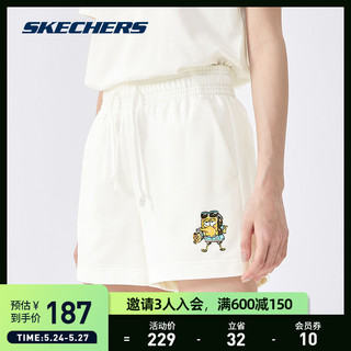 SKECHERS 斯凯奇 L220W165 女子针织短裤