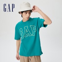 Gap 盖璞 男女装LOGO纯棉短袖T恤809021夏季情侣无性别上衣