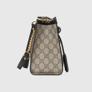 GUCCI 古驰 Padlock系列 女士GG肩背包 498156 KHNKG 9769 黑色 小号