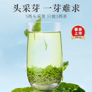 乐品乐茶 碧螺春茶叶明前绿茶特级头采嫩芽春尖茶罐装礼盒装250g