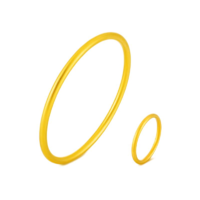 直播专享：CRD 克徕帝 黄金素圈戒指（有赠品）
