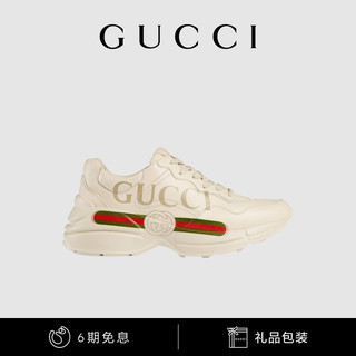 GUCCI 古驰 Rhyton系列Gucci标识女士老爹鞋