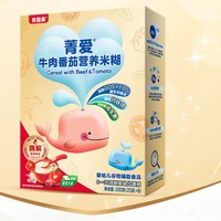 BEINGMATE 贝因美 菁爱系列 营养米糊 4段 牛肉番茄味 200g