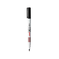 uni 三菱铅笔 A-5E 单头油性记号笔 黑色 单支装
