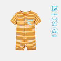 Carter's 孩特 22年夏季新品男女童婴幼短袖短裤连身衣条纹哈衣爬服套装