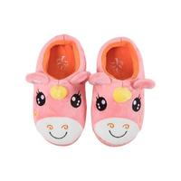 kocotree kk树 KQ20257 儿童棉拖鞋 不包跟款 粉色独角兽 33码