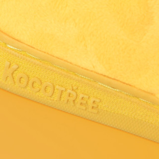 kocotree kk树 KQ20257 儿童棉拖鞋 不包跟款 黄色狮子 29码
