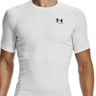 UNDER ARMOUR 安德玛 HeatGear 男子紧身衣 1361518-100 白色 L