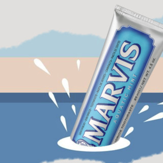 MARVIS 玛尔仕 牙膏套装 (冷感亮白85ml+馥郁茉莉85ml+清新海洋85ml+经典强力85ml)