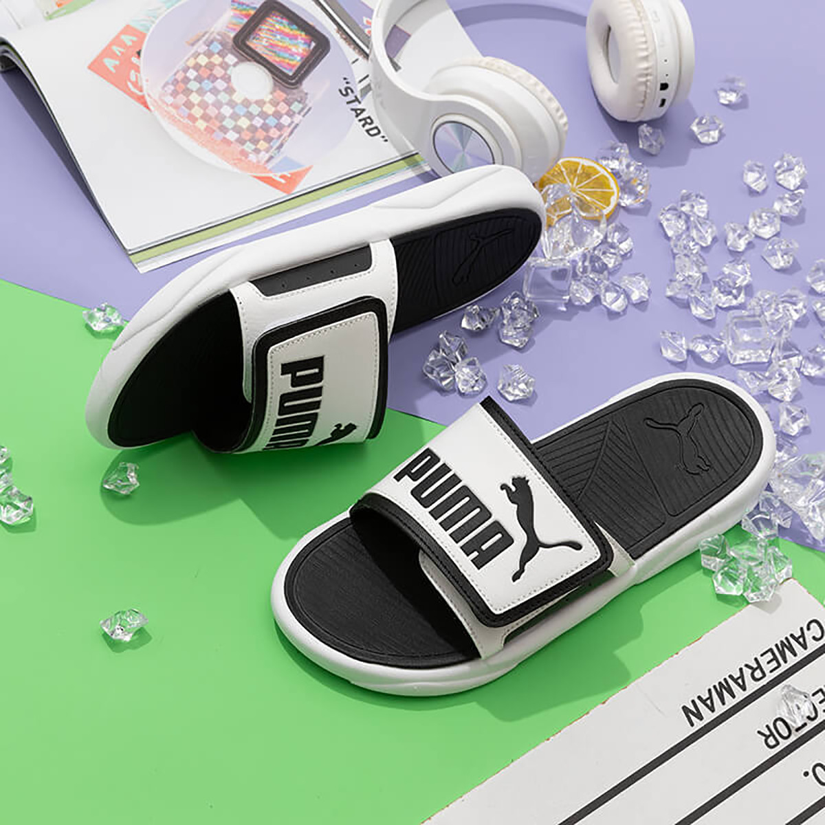 PUMA 彪马 夏季拖鞋 37228002
