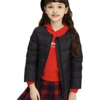 Deesha 笛莎 DSBW2135701 女童羽绒服 黑色 100cm