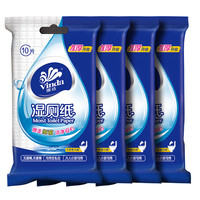Vinda 维达 湿厕纸 10片*4包