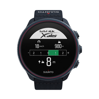 SUUNTO 颂拓 SUUNTO 9 红牛X-Alps联名限量款 运动手表 SS050683000 岩蓝/红 50mm