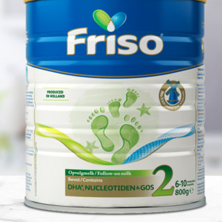 Friso 美素佳儿 金装系列 较大婴儿奶粉 荷兰版 2段 800g*2罐