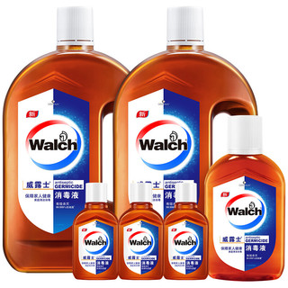 Walch 威露士 消毒液 1L*3瓶+330ml+60ml*3瓶 松木清香