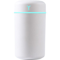 南极人迷你桌面加湿器usb家用卧室办公室宿舍车载小型便携式喷雾 白色带跑马灯旗舰版