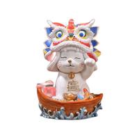 Yazun 雅尊 招财猫摆件 白色