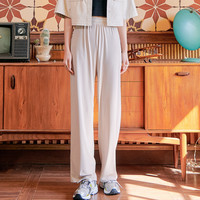 HSTYLE 韩都衣舍 女士高腰休闲裤 DU98530016