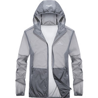 DASIDENG 达斯登 男子户外防晒衣 DSU17F1801 浅灰 M