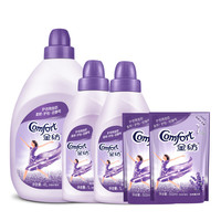 Comfort 金纺 基础护理系列 衣物护理剂 4L+1L+502ml 怡神薰衣草