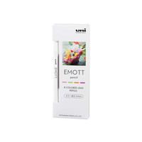 uni 三菱铅笔 EMOTT系列 ULE-0.9-MIX 自动铅笔替芯 热带色系 0.9mm 8支装