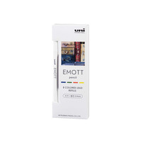 uni 三菱铅笔 EMOTT系列 ULE-0.9-MIX 自动铅笔替芯 复古色系 0.9mm 8支装